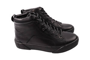 Ботинки мужские Marion черные натуральная кожа 44-22ZHC 43