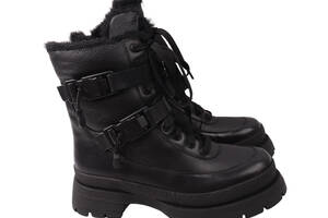 Ботинки женские Beratroni черные натуральная кожа 22-22ZHC 39