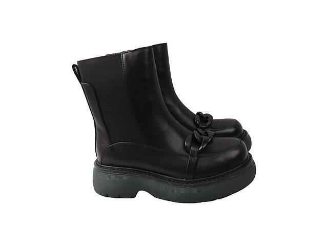 Ботинки женские Brocoly черные натуральная кожа 356-22ZHC 38