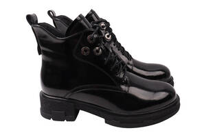 Ботинки женские Oeego черные натуральная кожа 110-22ZHC 40