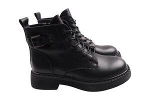 Ботинки женские Renzoni черные натуральная кожа 804-23DHC 38