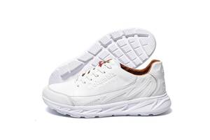 Мужские кожаные кроссовки Columbia White 111к б