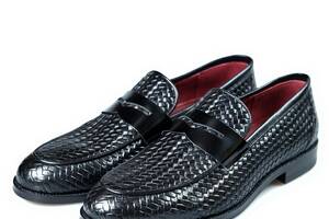 Мужские туфли лоферы Tanner Барнс 41 Черный (hub_ln071t)