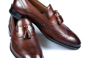 Мужские туфли лоферы Tanner Реймс 42 Коричневый (hub_vq6l0s)