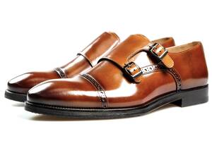 Чоловічі туфлі монки 'Сандерленд' TANNER 41 Світло-коричневі