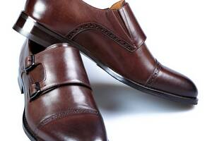 Чоловічі туфлі монки 'Сандерленд' TANNER 42 Темно-коричневі