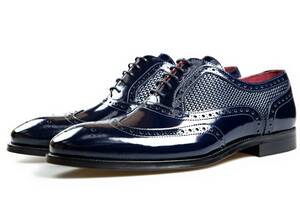 Чоловічі туфлі оксфорди 'Анерлі' від TANNER 43 Темно-сині