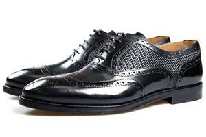 Чоловічі туфлі оксфорди 'Анерлі' від TANNER 43 Чорні