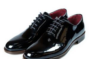 Чоловічі туфлі оксфорди 'ДУГЛАС' TANNER 38 Black Gloss