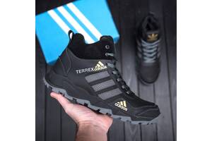 Мужские зимние кожаные ботинки Adidas