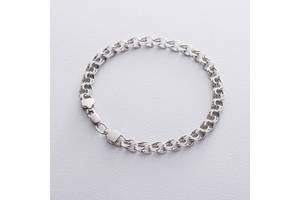 Мужской серебряный браслет (гарибальди 0.8 см) ро0217413 Оникс 19