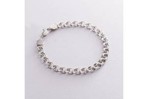Мужской серебряный браслет (гарибальди) р0217511 Оникс 19