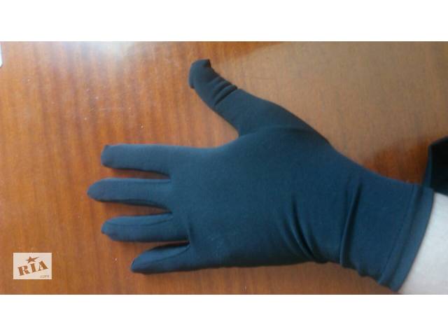 Чорні рукавички для продавців ювелірних магазинів 'Ібіца' Розмір 22(ХL)
