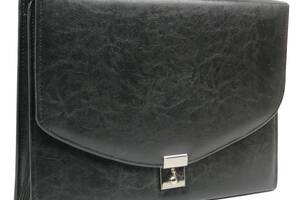 Ділова папка-портфель зі штучної шкіри JPB Чорний (AK-08 black)
