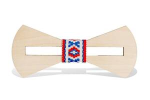 Деревянная галстук бабочка Gofin Коричневый Gbd-365