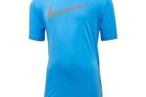 Детская Футболка Nike B NK DF HBR SS TOP Голубой S (DM8535-412 S)