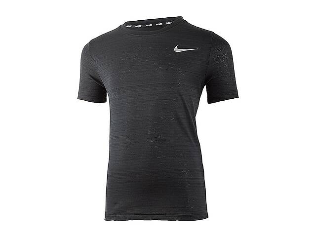 Детская Футболка Nike B NK DF SS MILER TOP Черный 137-147 (7dDD3055-010 137-147)