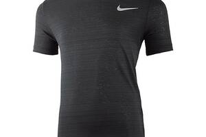 Детская Футболка Nike B NK DF SS MILER TOP Черный S (DD3055-010 S)