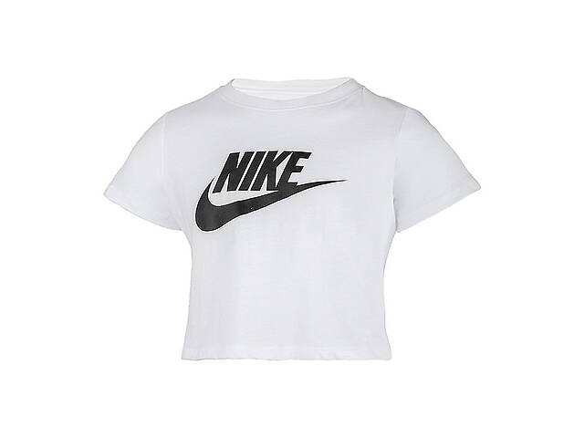 Детская Футболка Nike G NSW TEE CROP FUTURA Белый 122-128 (7dDA6925-102 122-128)