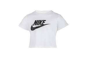 Детская Футболка Nike G NSW TEE CROP FUTURA Белый 128-137 (7dDA6925-102 128-137)