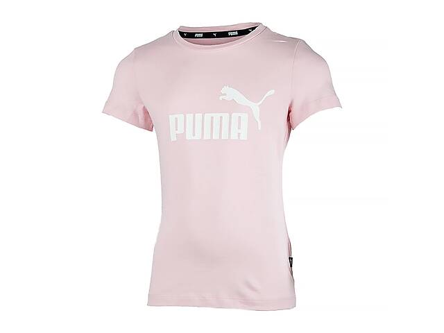 Детская Футболка Puma ESS Logo Tee Розовый 104 (58702982 104)