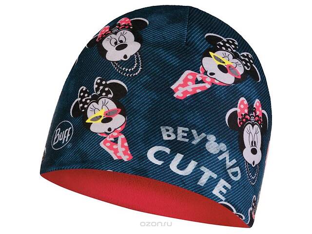 Детская шапка Buff Child Microfiber & Polar Hat Minnie Beyond Cool Denim/Samba One Size Разноцветный