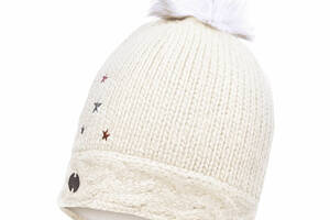 Детская шапка Buff Junior Knitted & Polar Hat Darsy Starwhite One Size Белый