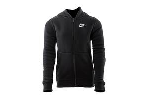 Детская Толстовка Nike B NSW HOODIE FZ CLUB Черный 122-128 (7dBV3699-010 122-128)