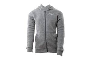 Детская Толстовка Nike B NSW HOODIE FZ CLUB Серый 147-158 (7dBV3699-091 147-158)