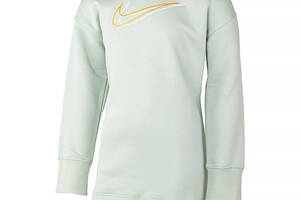 Детская Толстовка Nike G NSW BF CREW Серый S (DO8391-017 S)