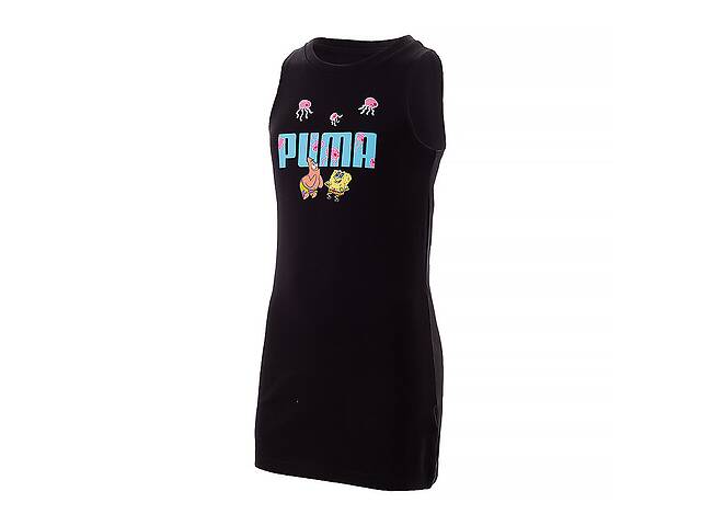 Детское Платье Puma x SPONGEBOB Tank Dress Черный 128 (7d67426701 128)