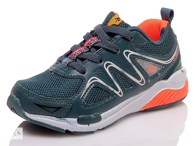 Детские кроссовки деми I-Run 3571b1 dark green-orange для мальчика Зеленый р.25 (15,9 см.)