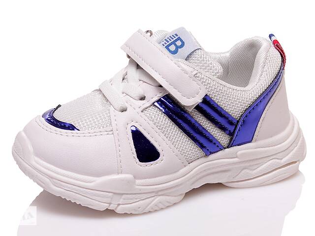 Детские кроссовки KidsMIX для девочки белого цвета размер 30 (18,5 см) SKL112-360231