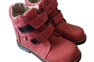 Детские ортопедические ботинки с супинатором Foot Care FC-115 размер 33 красные