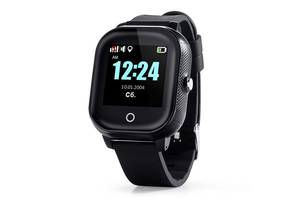 Детские смарт-часы Lemfo DF50 Ellipse Aqua с GPS трекером Черный (swjetdf50bl)