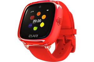 Детские смарт-часы с GPS-трекером Elari KidPhone Fresh Red (KP-F/Red)