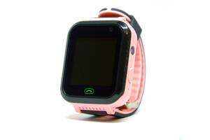 Детские смарт часы с GPS и SIM картой Baby Watch Phone 01KID влагозащищённые Pink+Карта памяти 32Гб