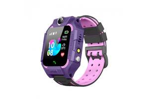 Детские смарт часы с сим картой и GPS трекером UWatch C002 Фиолетовый