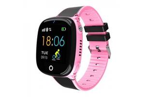 Детские Умные Часы Baby Smart Watch Hw11 Aqua Plus Черно-Розовые