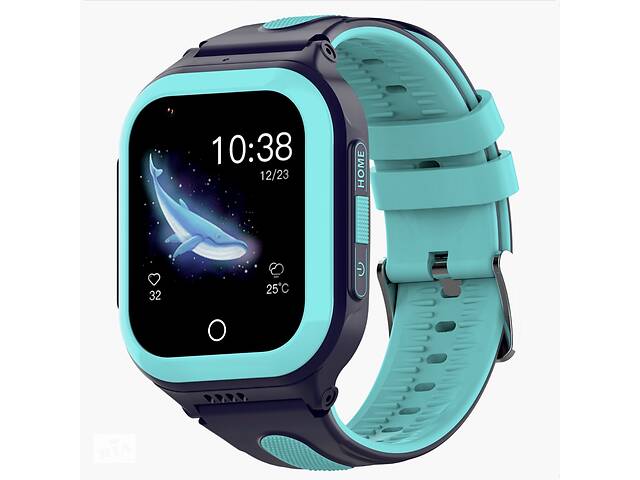 Детские умные GPS часы с видеозвонком Wonlex KT24s Blue (SBWKT24SBLUE)