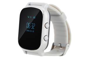 Детские Умные Смарт Часы Baby Smart Watch T58 Серебристые (5066)