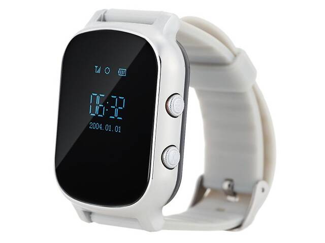 Детские Умные Смарт Часы Baby Smart Watch T58 Серебристые (5066)