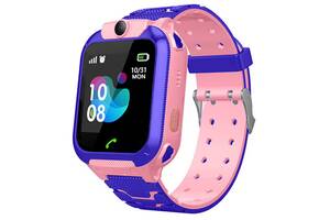 Детские умные смарт часы с GPS определением местоположения Baby watch TD7 Розовый+Карта памяти 16Гб