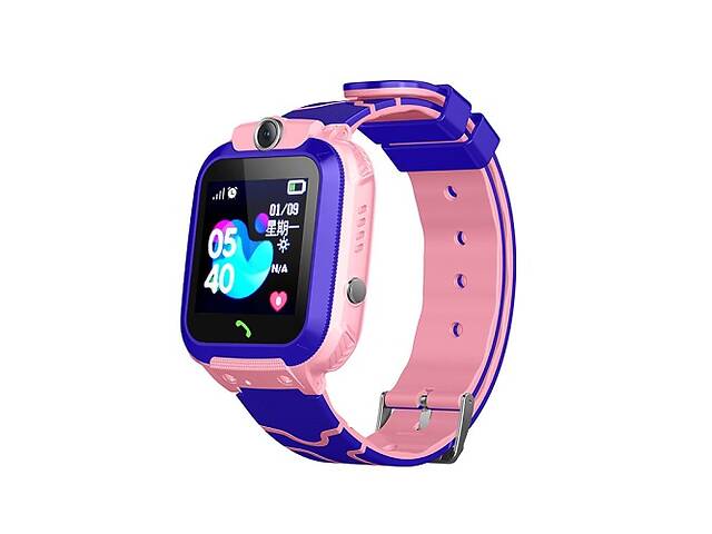 Детские умные смарт часы XO H100 IP67 2G 400mAh iOS/Android LCD Розовый