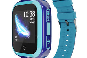 Детские водонепроницаемые GPS часы с видеозвонком MYOX MX-70BW 4G Синий