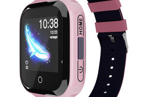 Детские водонепроницаемые GPS часы с видеозвонком MYOX MX-70GW 4G Розовый