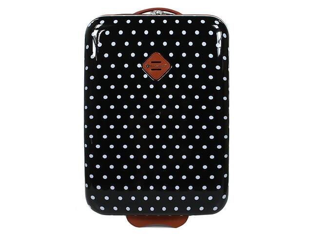 Детский чемодан маленький S ABS-пластик Madisson Snowball 65118 48×32,5×20см 25л Черный