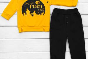 Детский костюм moon кофта и штаны Dexter`s 98 см черный желтый (13124742144)