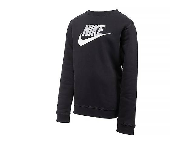 Детский Свитшот Nike B NSW CLUB HBR CREW Черный 96-104 (7dCV9297-011 96-104)