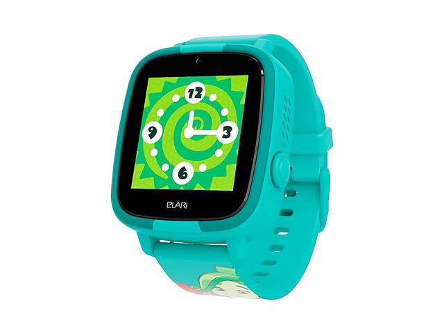 Детский телефон-часы с GPS трекером Elari FixiTime Fun 1.44' Green (ELFITF-GR)